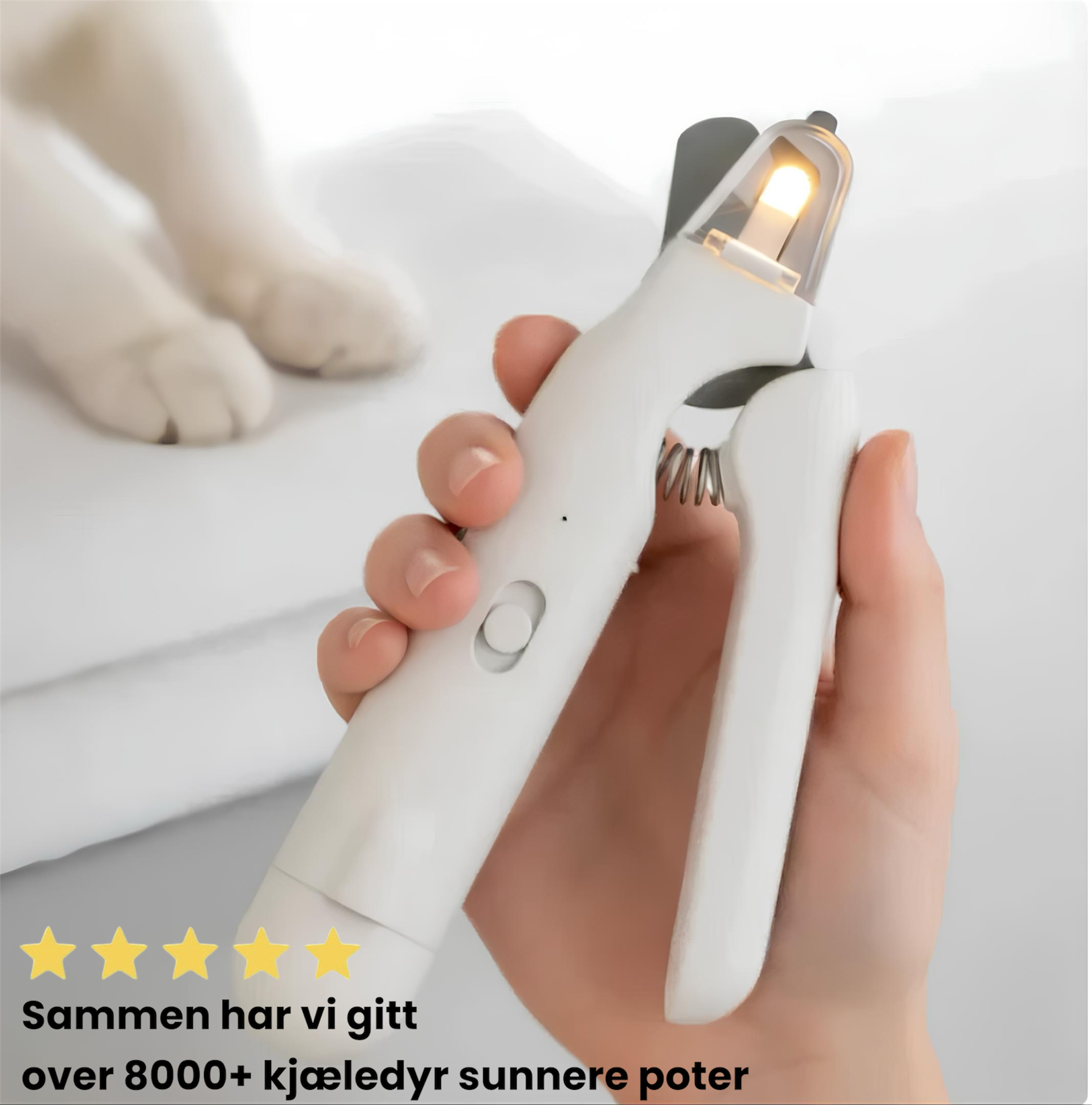 Tassfikseren™ - Slipp bekymringen ved hvert klipp