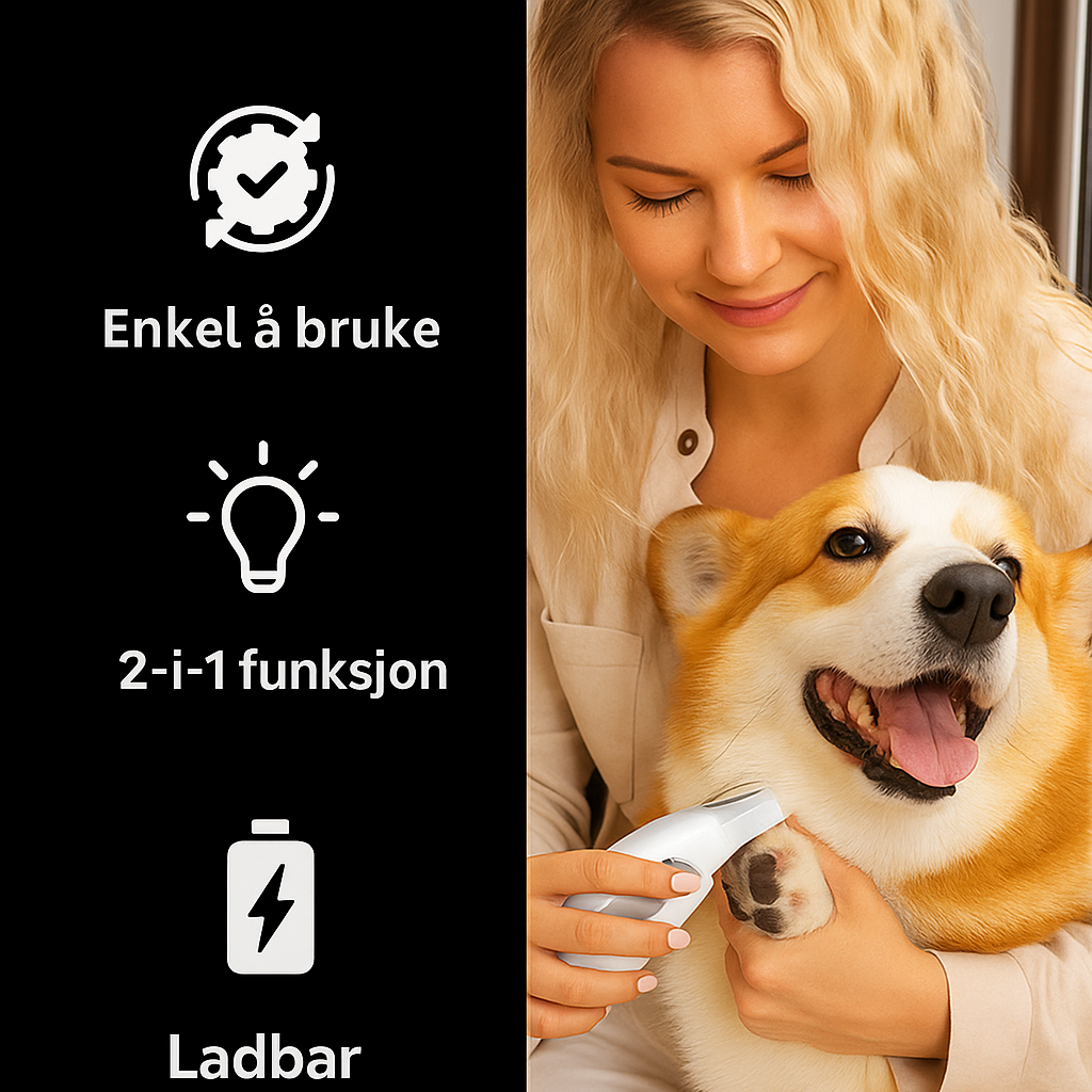 Tassfikseren™ - Slipp bekymringen ved hvert klipp